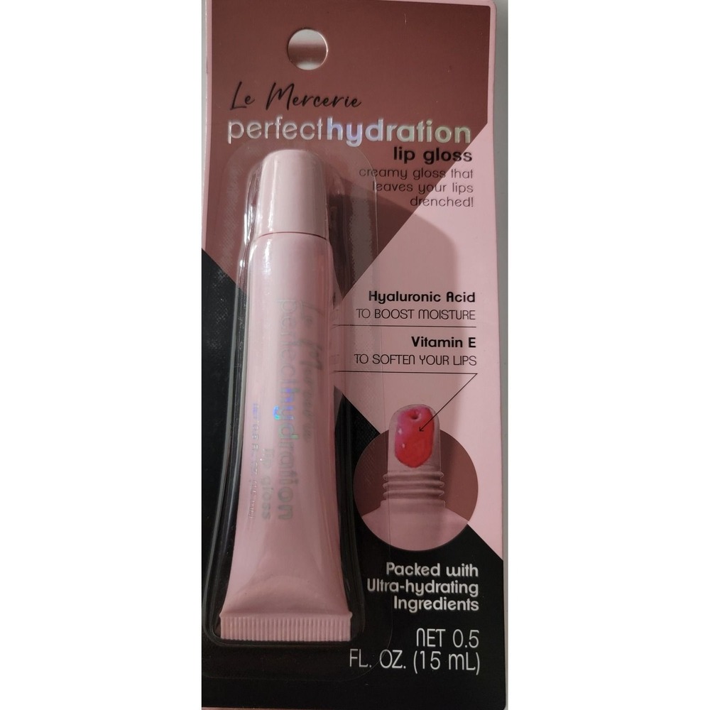 Le Mercerie Perfect Hydration Lip Gloss Hyaluronic Acid Vitamin E 0.5oz
10 each